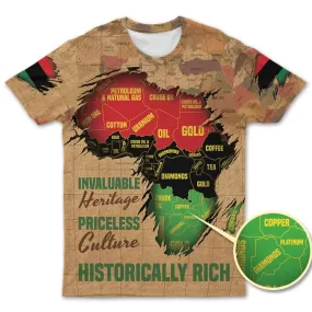 African Pride Of Invaluable Heritage T-shirt