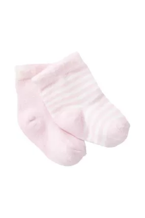 Bonds Baby Classic Bootee 2 Pk Sweet Pink