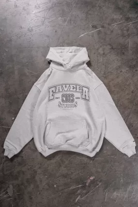 EST2015 LIGHT GREY MELANGE HOODIE