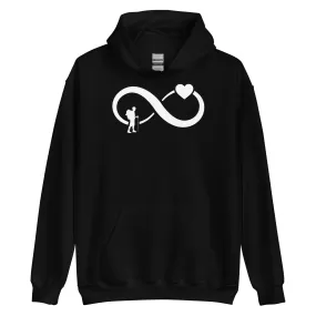 Infinity Heart and Hiking - Unisex Hoodie