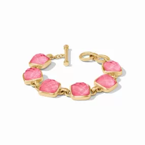 Julie Vos Catalina Stone Bracelet, Peony Pink