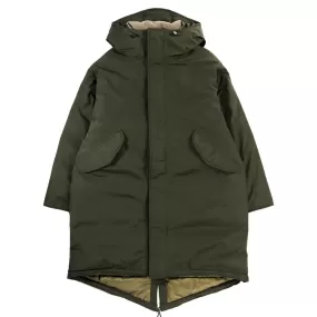 NANAMICA GORE-TEX DOWN LONG PARKA KHAKI GREEN