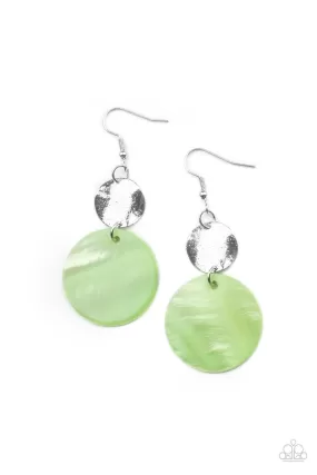 Opulently Oasis - Green Paparazzi Earrings