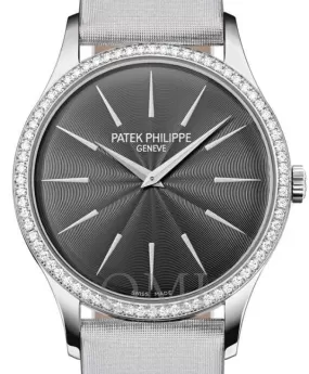 Patek Philippe Calatrava Manually Wound White Gold Grey Dial 4897G-010