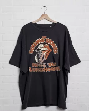 Rolling Stones Rock Em Longhorns Smoke One Size Tee